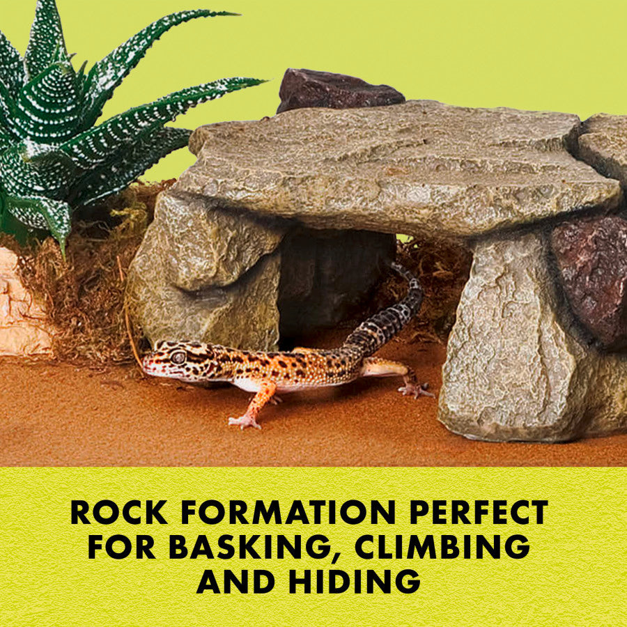 Transform Your Reptile's Habitat with the Zilla Shale Rock Den
