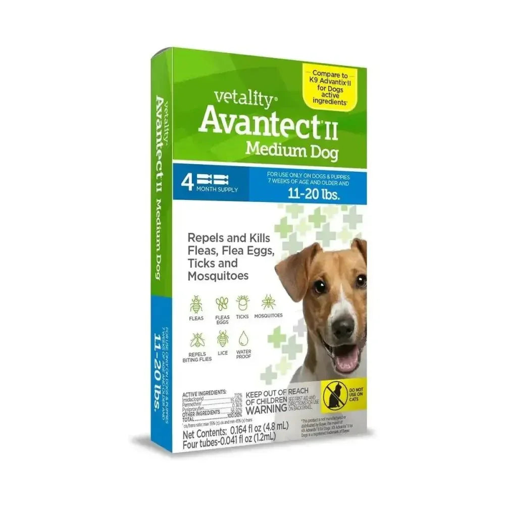 Vetality Avantect II Flea and Tick Collar for Dogs - Talis Us