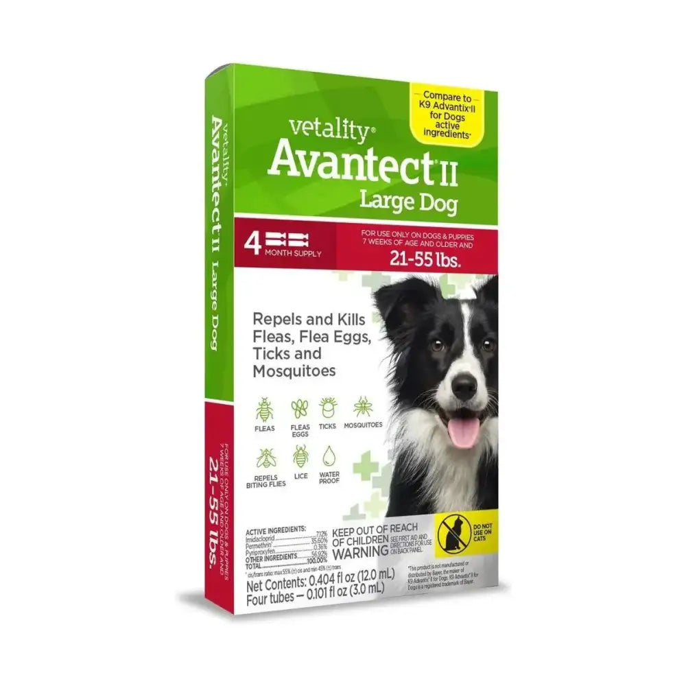 Vetality Avantect II Flea and Tick Collar for Dogs - Talis Us