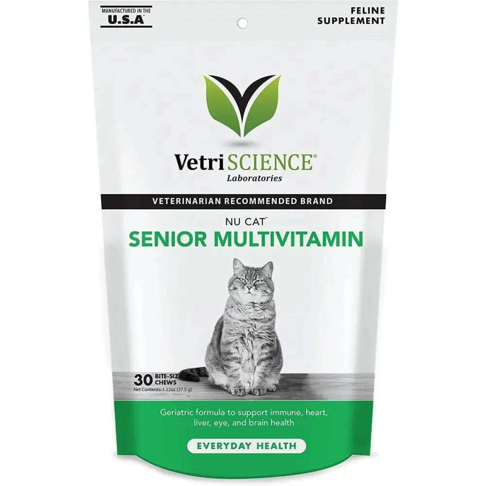 Vetri - Science Laboratories NuCat Senior Multivitamin for Cats 30ct - Talis Us