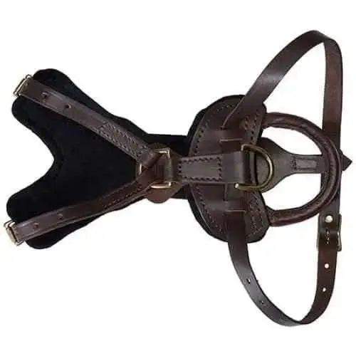 Viper Invader Working Dog Harness - Brass Hardware Dogline WP