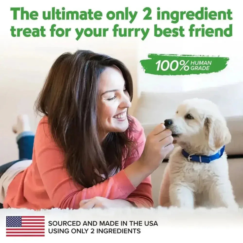 Vitafur Barkin Burger Beef & Pumpkin Dog Treat 4 oz - Talis Us