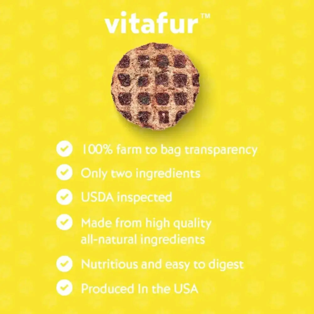 Vitafur Barkin Burger Chicken & Pumpkin Dog Treat 4 oz - Talis Us