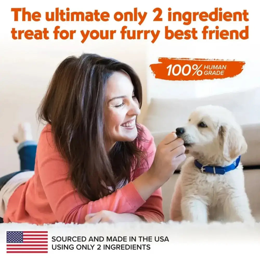 Vitafur Barkin Burger Salmon & Pumpkin Dog Treat 4 oz - Talis Us