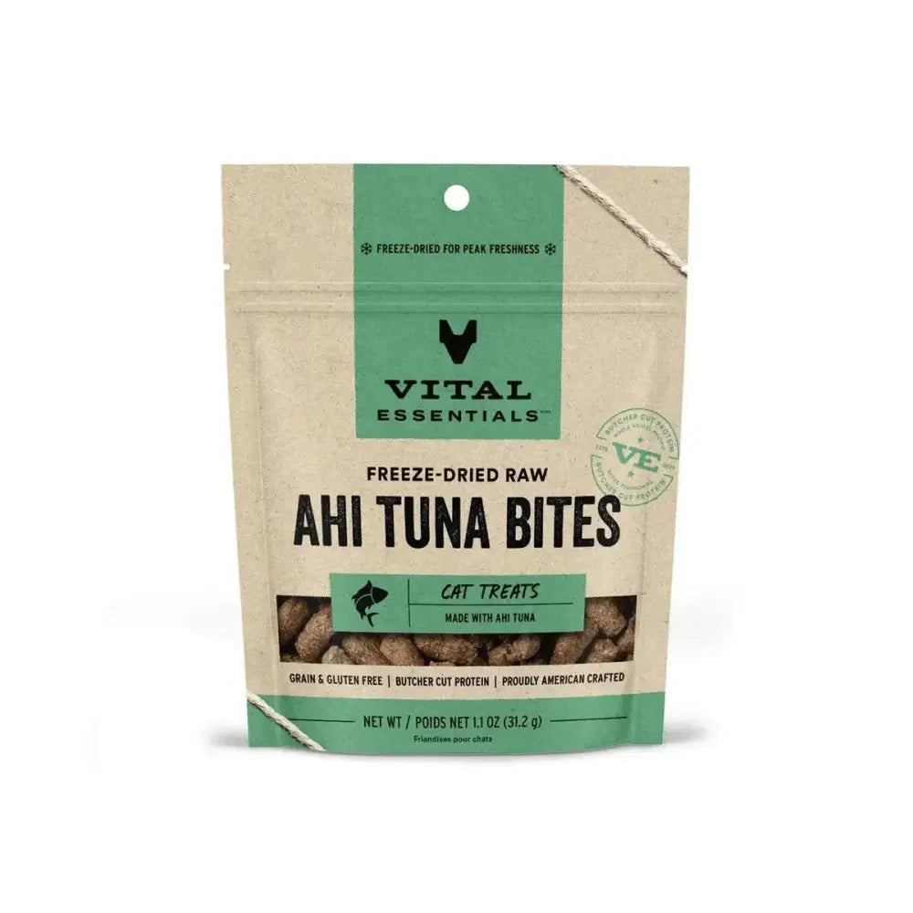 Vital Essentials® Freeze - Dried Ahi Tuna Bites Cat Treats, 1.1 oz - Talis Us