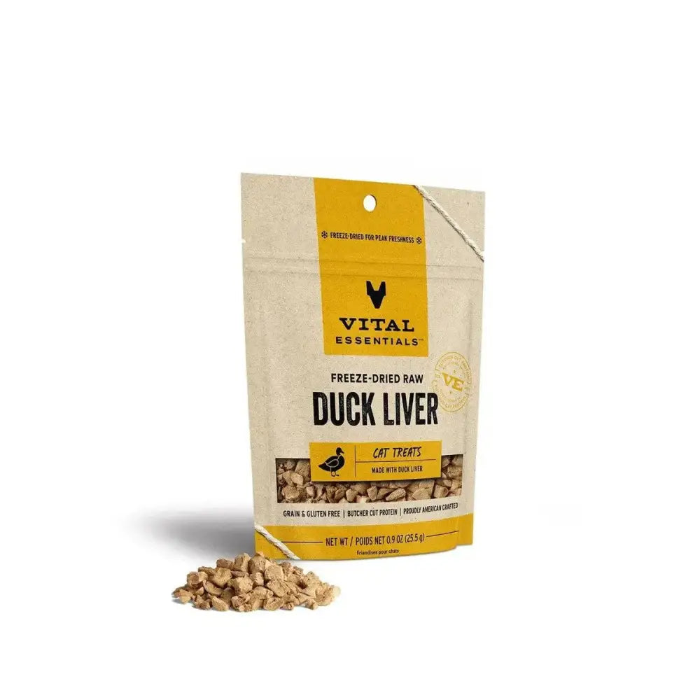 Vital Essentials® Freeze - Dried Duck Liver Cat Treats, 0.9 oz - Talis Us