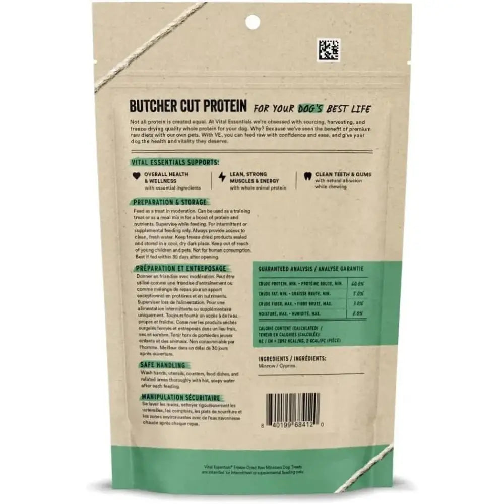 Vital Essentials® Freeze - Dried Minnows Dog Treats - Talis Us