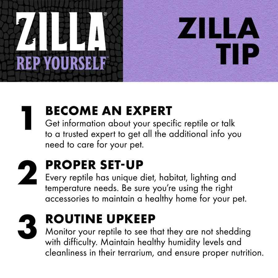 Zilla Reptile Bath Shed-Ease