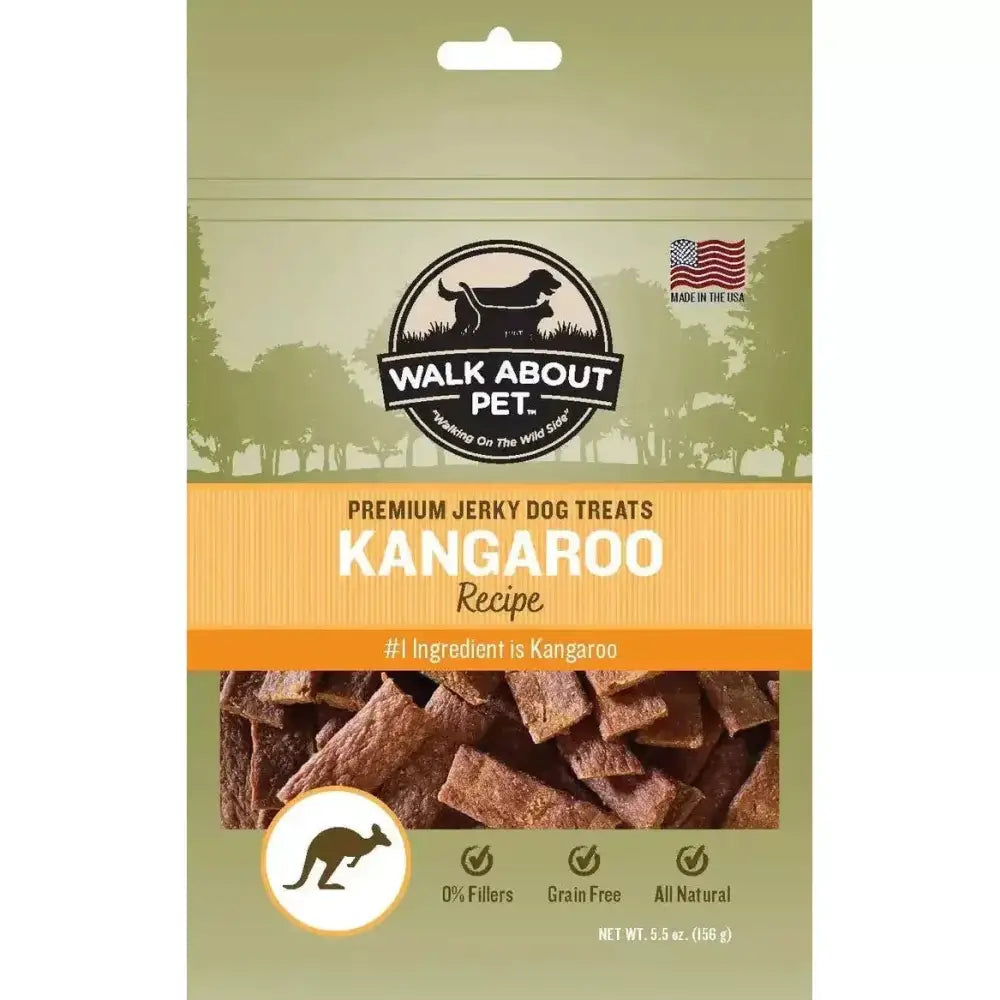 Walk About Kangaroo Jerky Dog Treat - Talis Us