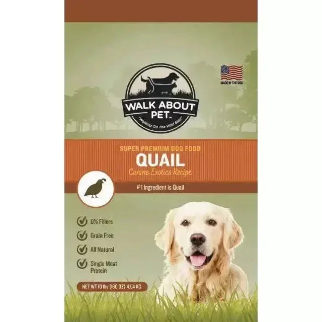 Walk About Pet Canine Exotics Recipe Dog Food 10 lb - Talis Us