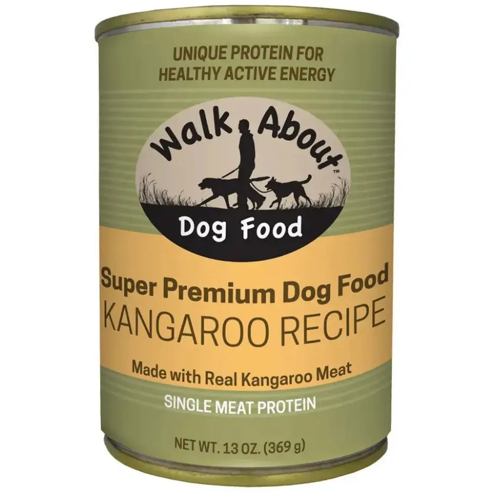 Walk About Pet Kangaroo Recipe Canned Dog Food 13 oz Case of 12 - Talis Us