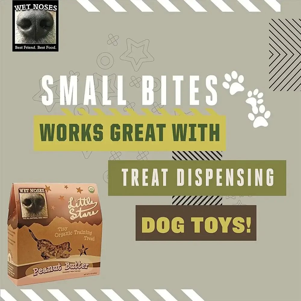 Wet Noses Little Stars Organic Dog Training Treats 9 oz - Talis Us