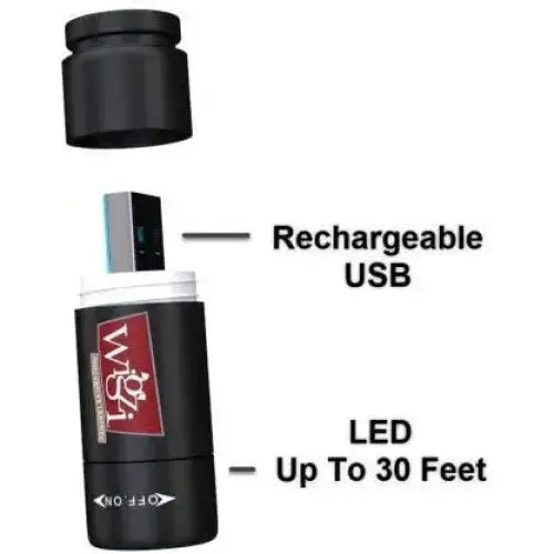 Wigzi Luna LED Reflective Rope Leash Heavy with Gel Handle - Talis Us