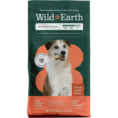 Wild Earth Maintenance Formula Vegan Dog Food Allergy Relief Classic Roast Flavor - Talis Us