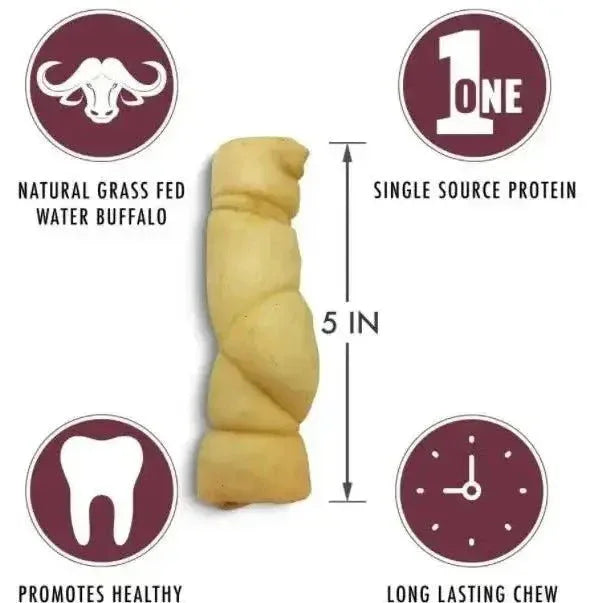 Wild Eats Cheek Chew 5 - 6" Cheek Roll Dog Treat - Talis Us