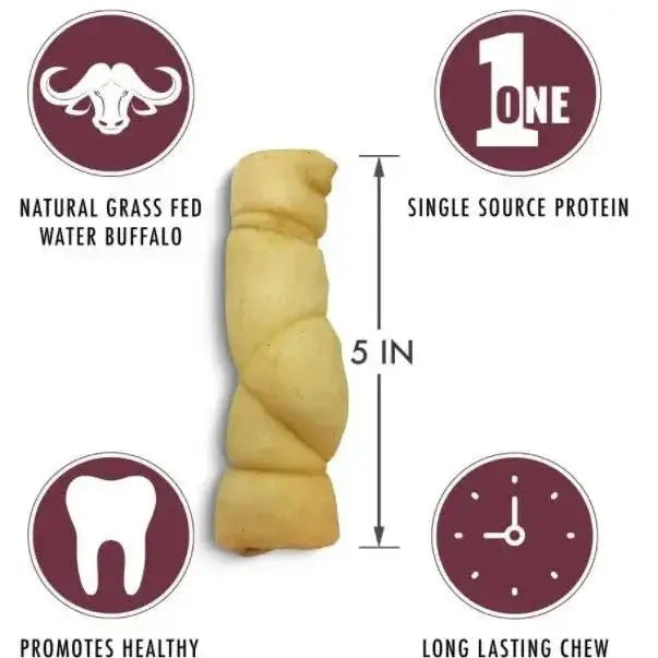 Wild Eats Cheek Chew 5 - 6" Cheek Roll Dog Treat - Talis Us