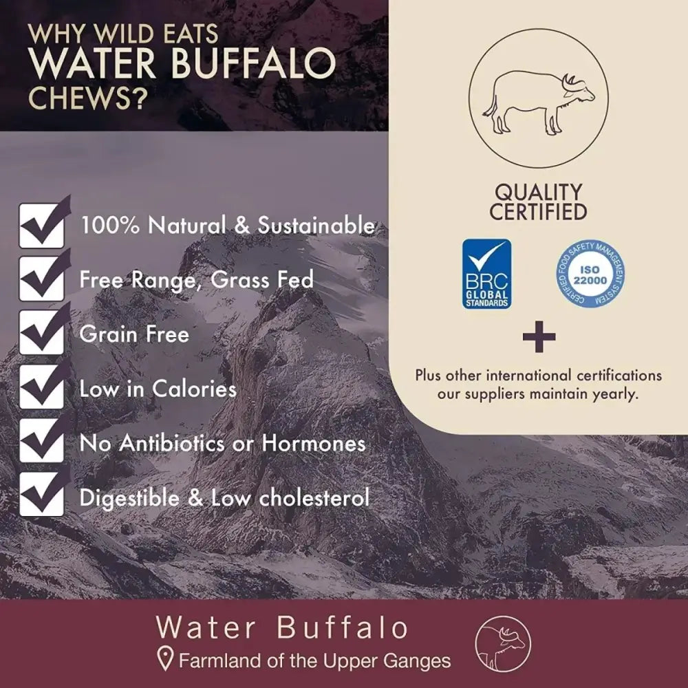 Wild Eats Natural Venison Single Ear Dog Treat Case of 3 - Talis Us