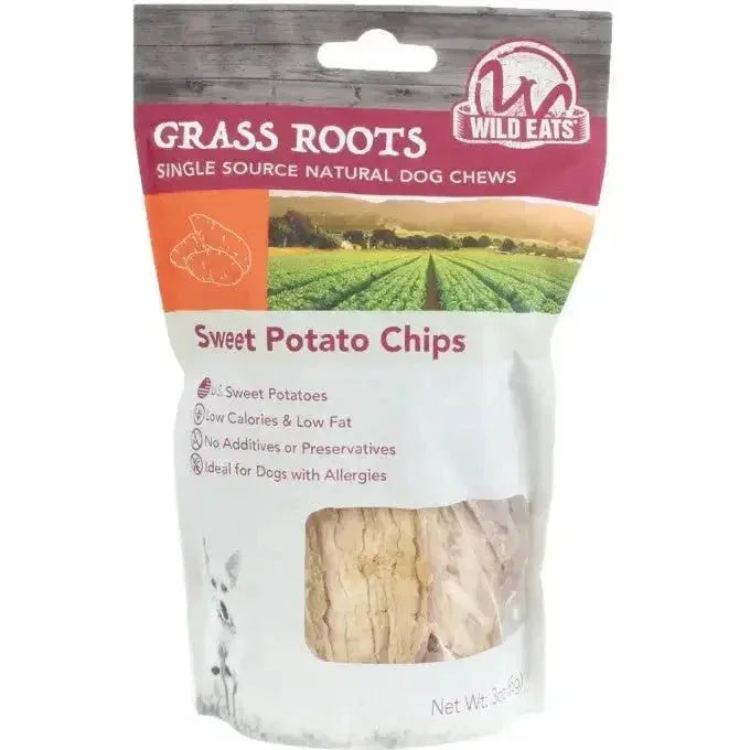 Wild Eats Sweet Potato Chips Dog Treat 3 oz - Talis Us