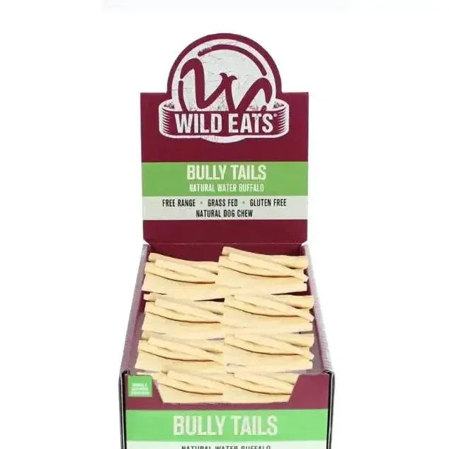 Wild Eats Water Buffalo Bully Tail Dog Treat SM, 4 ct - Talis Us