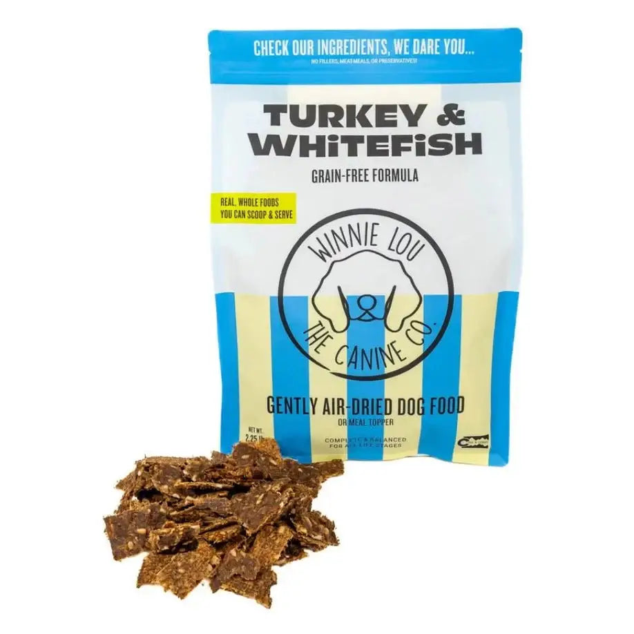 Winnie Lou Air Dried Turkey and Whitefish Dog Food 2.25 lb - Talis Us