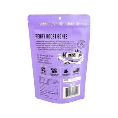 Winnie Lou Berry Boost Bones Dog Treats 4 oz - Talis Us