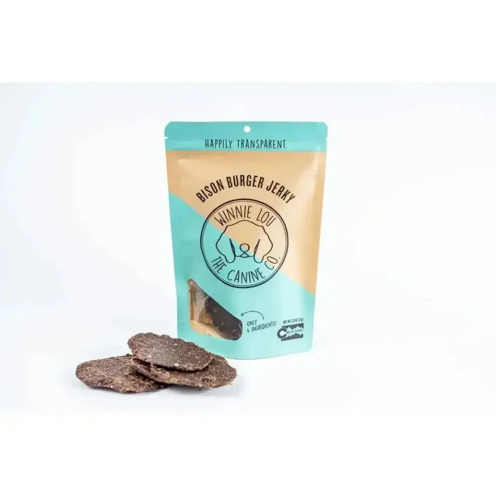 Winnie Lou Bison Burger Jerky Dog Treats - Talis Us