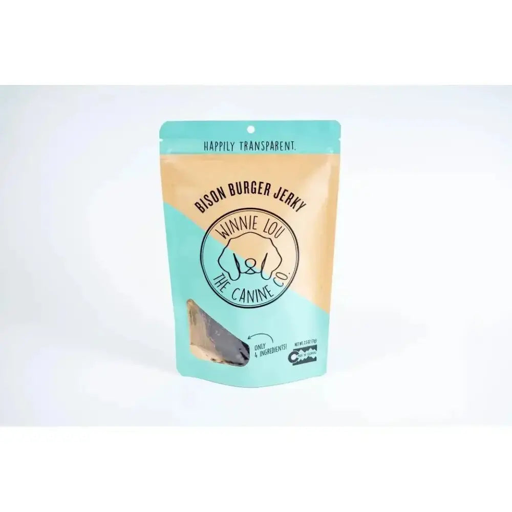 Winnie Lou Bison Burger Jerky Dog Treats - Talis Us
