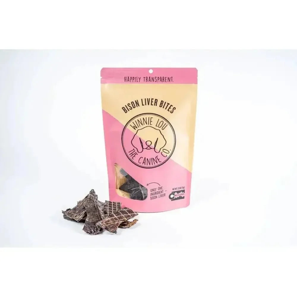 Winnie Lou Bison Liver Bites Dog Treats - Talis Us