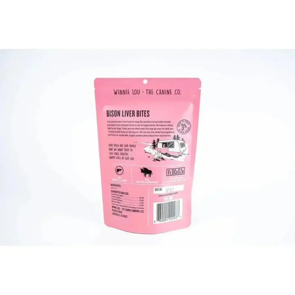 Winnie Lou Bison Liver Bites Dog Treats - Talis Us