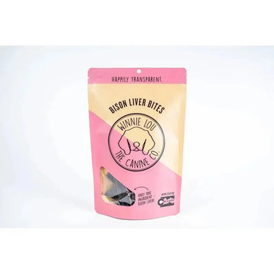 Winnie Lou Bison Liver Bites Dog Treats - Talis Us