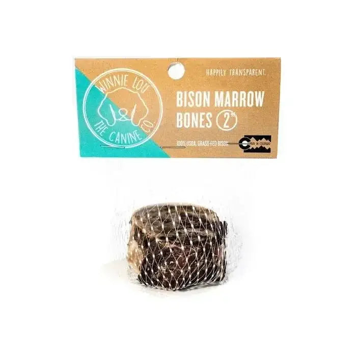 Winnie Lou Bison Marrow Bone Dog Treats - Talis Us
