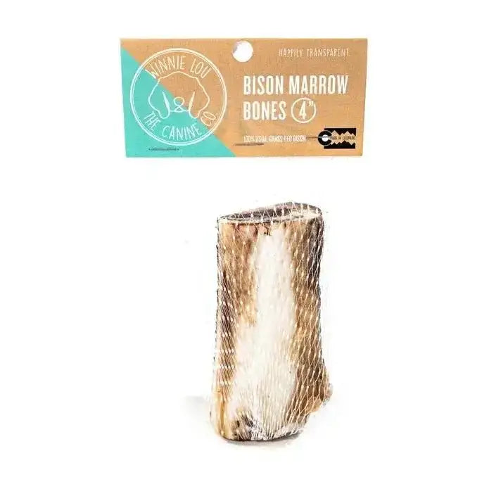 Winnie Lou Bison Marrow Bone Dog Treats - Talis Us