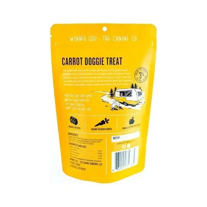 Winnie Lou Carrot Doggie Dog Treats 4 oz. - Talis Us