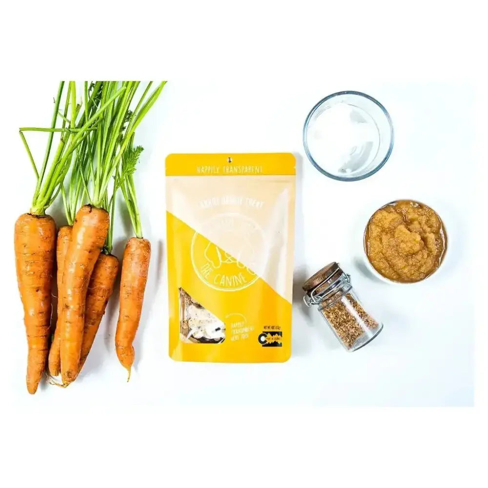 Winnie Lou Carrot Doggie Dog Treats 4 oz. - Talis Us