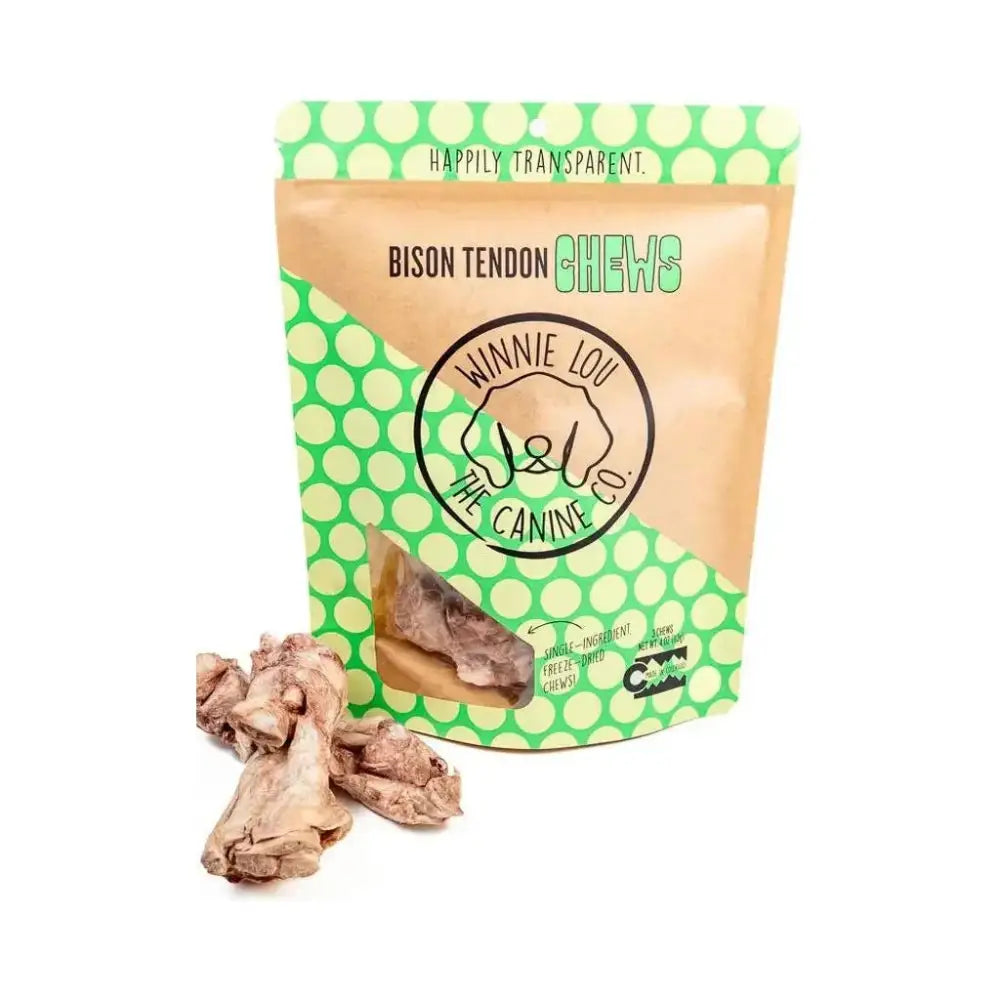 Winnie Lou Freeze - Dried Bison Tendon Chews - Talis Us