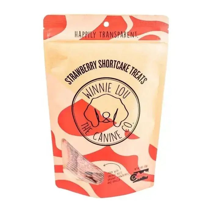 Winnie Lou Strawberry Shortcake Biscuits Dog Treats 5 oz - Talis Us