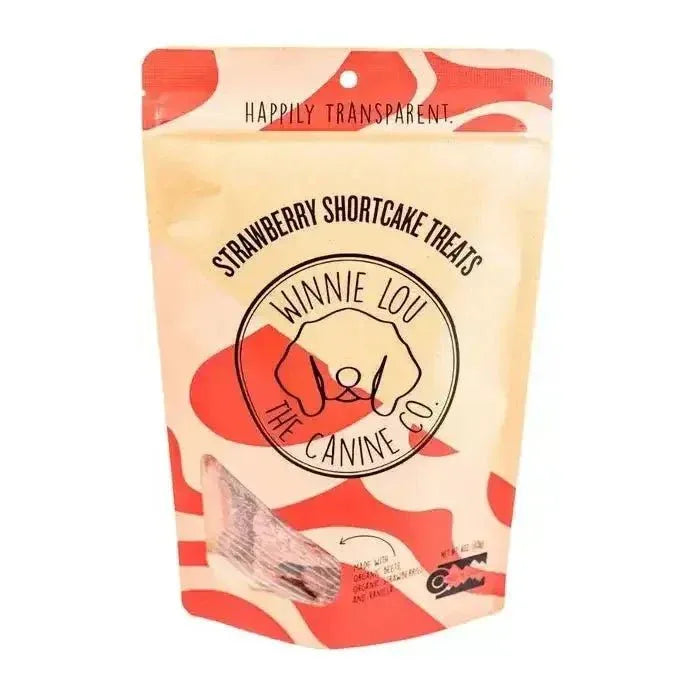 Winnie Lou Strawberry Shortcake Biscuits Dog Treats 5 oz - Talis Us