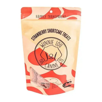 Winnie Lou Strawberry Shortcake Biscuits Dog Treats 5 oz - Talis Us