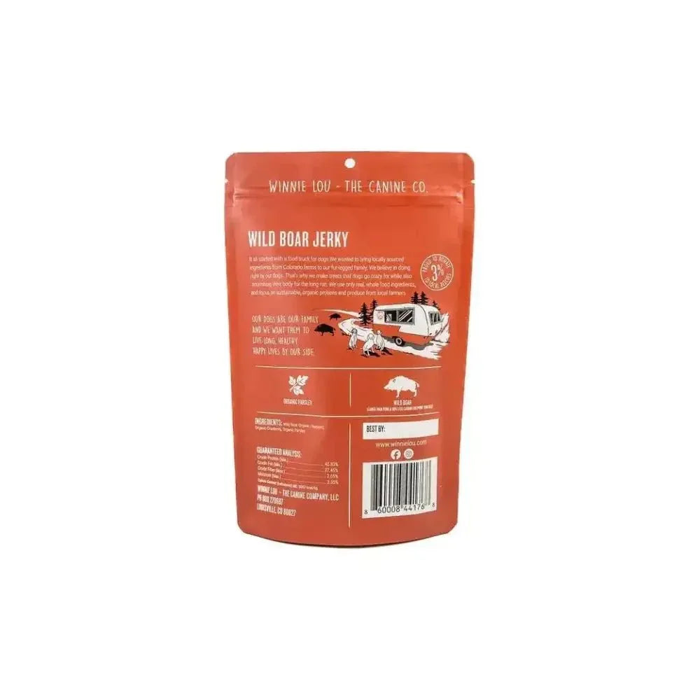 Winnie Lou Wild Boar Jerky Dog Treats 4 oz. - Talis Us