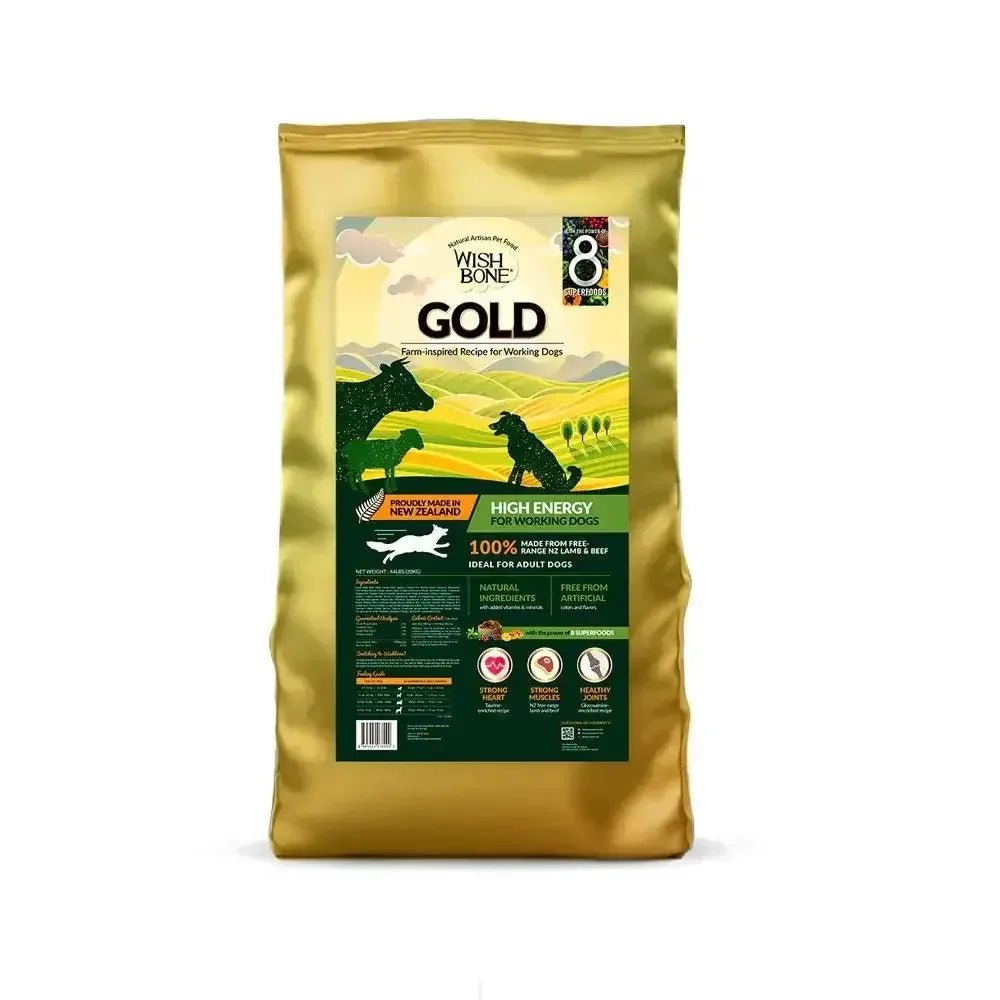 Wishbone Gold for Working Dogs Dry Dog Food 44 lb - Talis Us