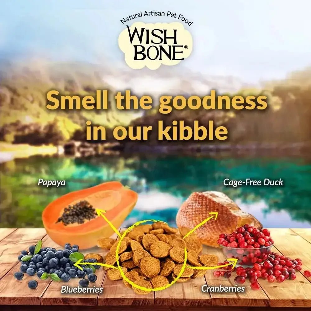 Wishbone Grain Free Lake – Cage - free New Zealand Duck Dry Dog Food - Talis Us