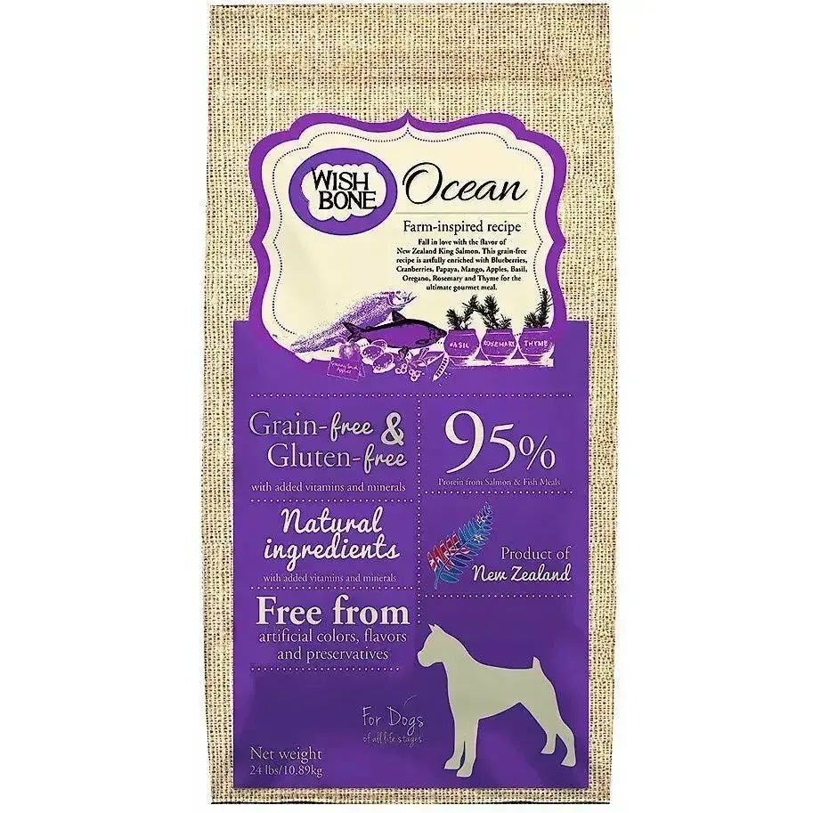 Wishbone Grain Free Ocean – Real New Zealand Salmon Dry Dog Food - Talis Us