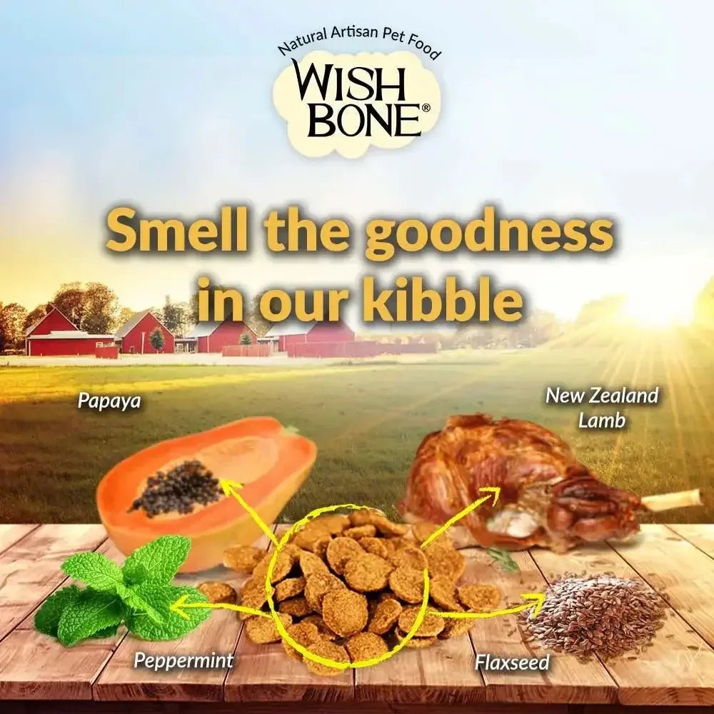 Wishbone Grain Free Pasture – Free - range Grass - fed New Zealand Lamb Dry Dog Food - Talis Us