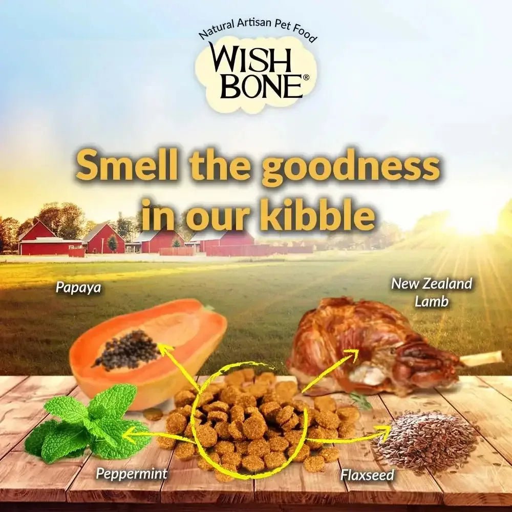 Wishbone Grain Free Pasture Grass - fed New Zealand Lamb Dry Cat Food - Talis Us