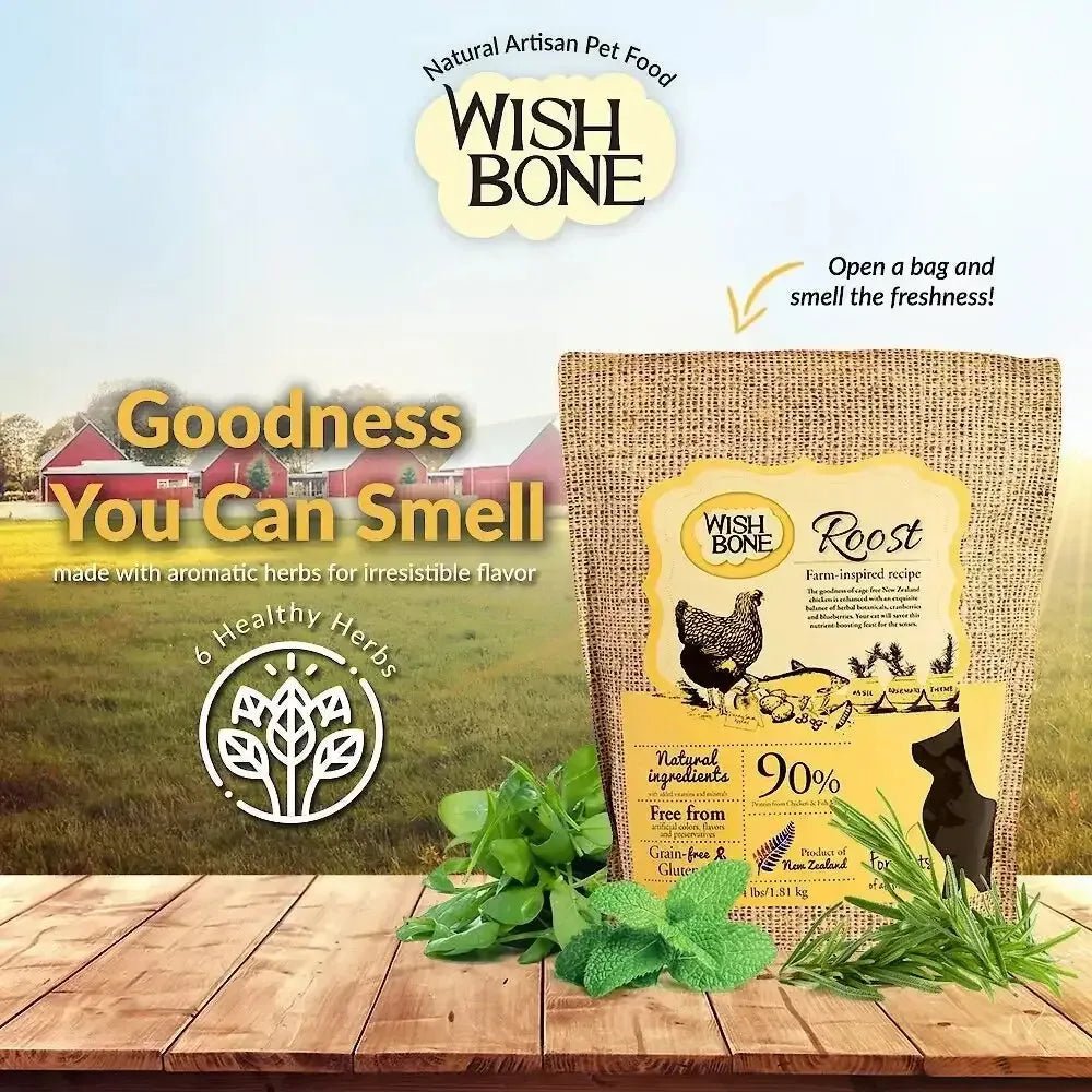 Wishbone Grain Free Roost – Premium New Zealand Chicken Dry Cat Food - Talis Us