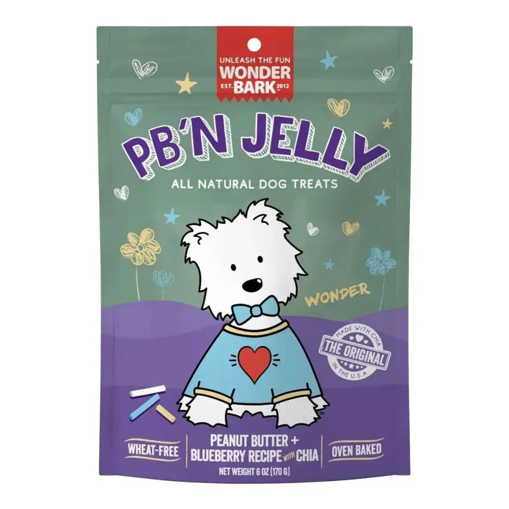 Wonder Bark Everydays PB'N Jelly Dog Biscuits 6oz. - Talis Us