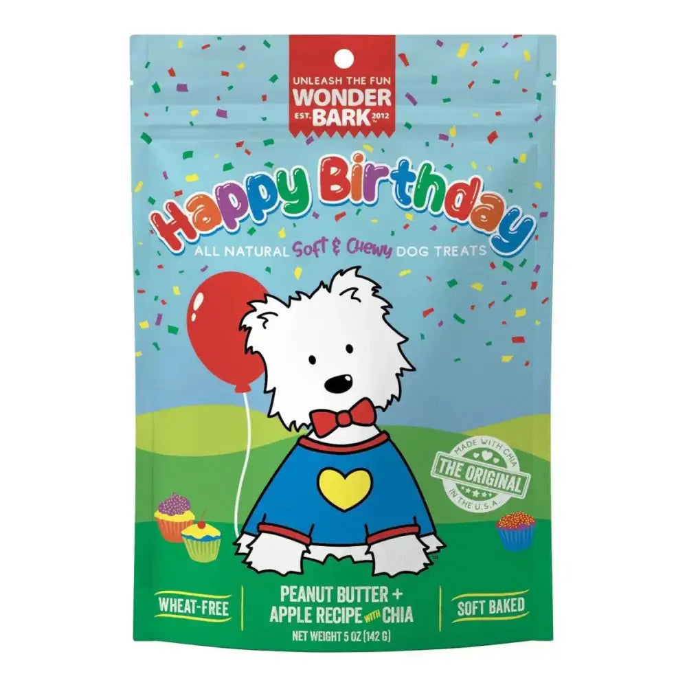 Wonder Bark Soft & Chewy Dog Treats Soft Baked Birthday 5oz. - Talis Us