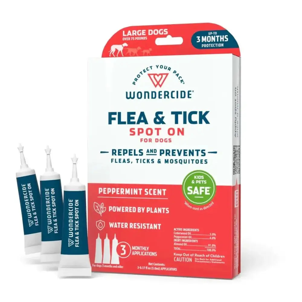 Wondercide Flea & Tick Spot On for Dogs Peppermint - Talis Us
