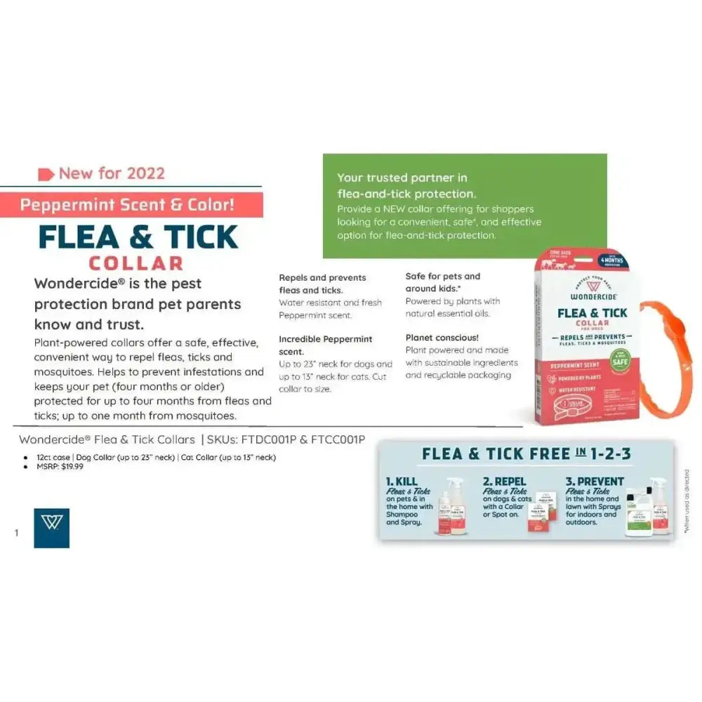 Wondercide Natural Flea, Tick & Mosquito Repellent Cat Collar - Talis Us