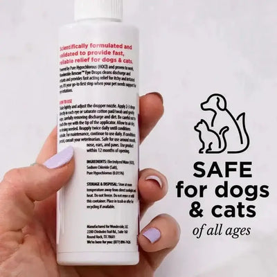 Wondercide Rescue Eye Drops for Dogs & Cats 4oz - Talis Us